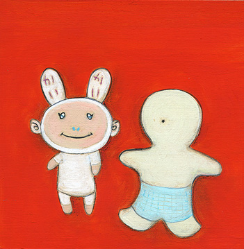 Bunny Boy & White Boy