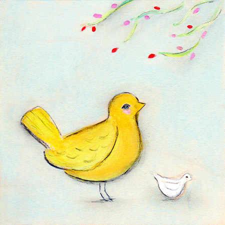 Yellow birdsite