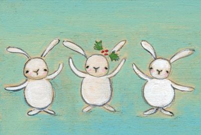 All in a row bunnies