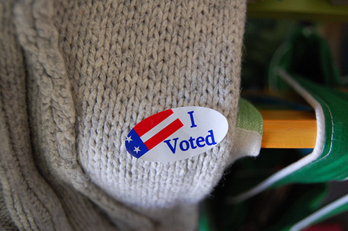 I voted