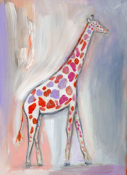 Lavender giraffe