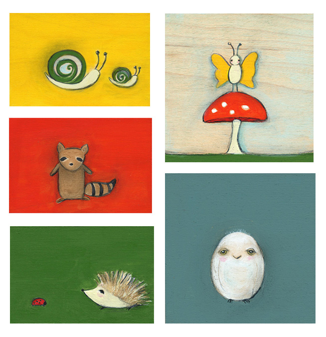 Vintage woodland