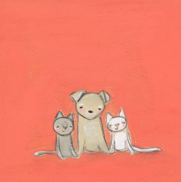 Pepita and the kittens