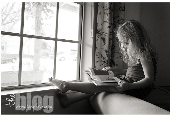 Ali reading olive