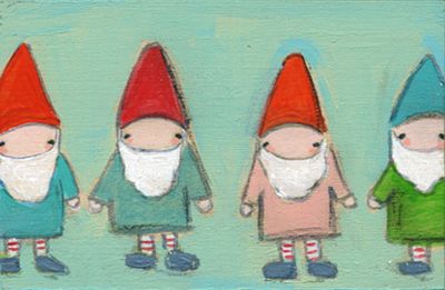 All in a row gnomes