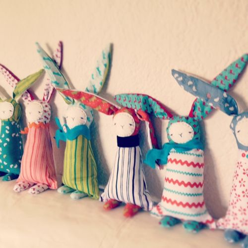 Bunnies in a row2 ct