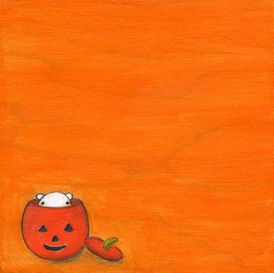 Polar bear pumpkin