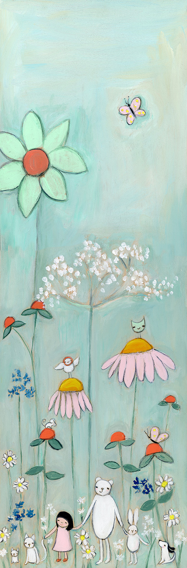Wild flower garden growth chart