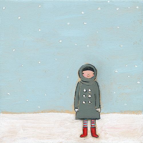 Sarah in the snow