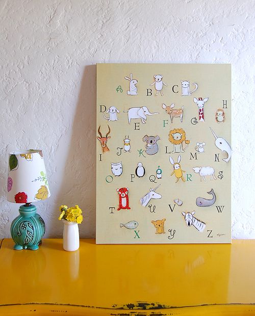 Alphabet cream