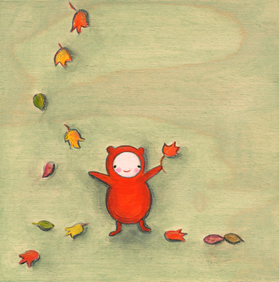 Simone celebrates fall