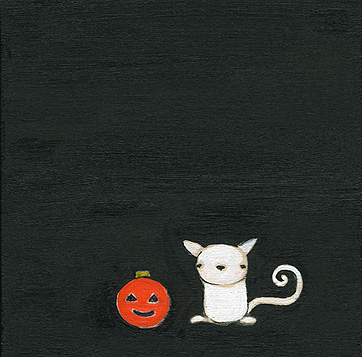 Clementine & the pumpkin