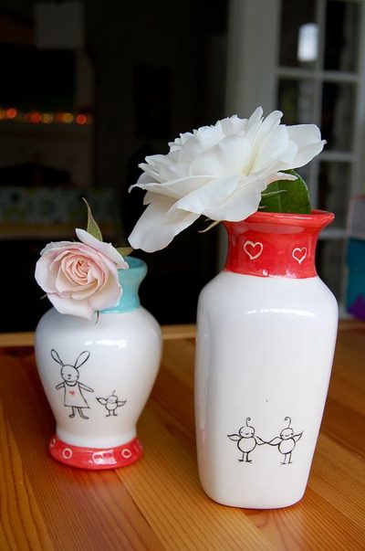 the last two vases