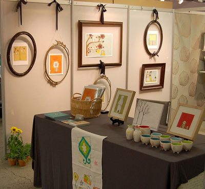 selling your art & the art of display + a little experiment