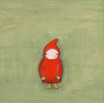 a little hoodle in orange