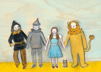 follow the yellow brick road