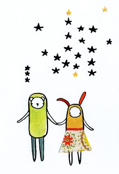 beneath the stars :: new gocco prints in the shop!