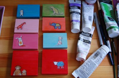 I'm the Enormous Tiny Art Featured Artist!