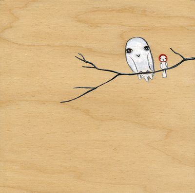 wisdom and love on a branch