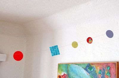 creative thursday garland - bunting banner!