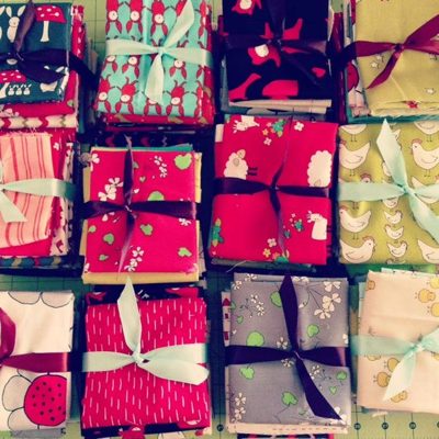 12 surprise fabric bundles