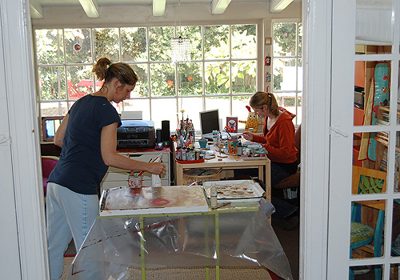 songbird + our painting day!