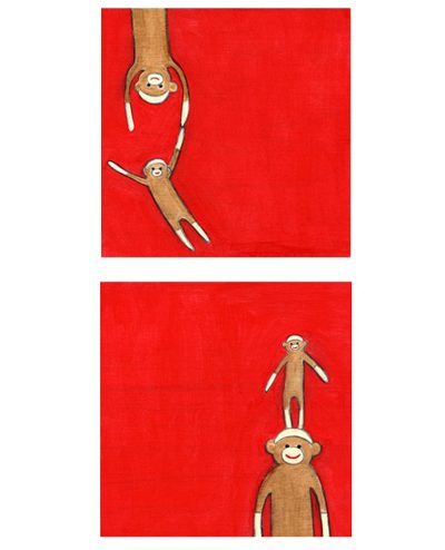 sock monkey silliness