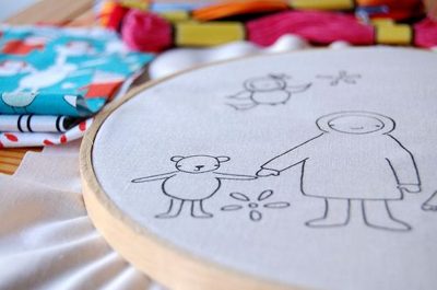 embroidery patterns + kits