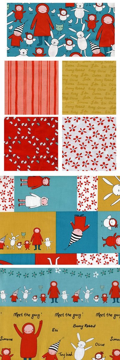 fabric is here! Meet the Gang by Marisa and Creative Thursday