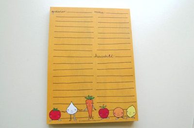 my ideal grocery list + an organization tip