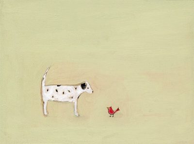 the dalmatian and the cardinal