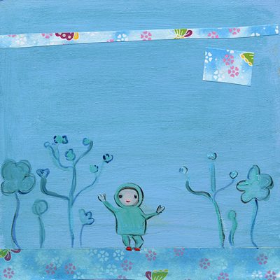 dancing blue