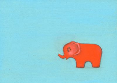 orange elephant