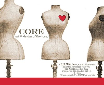 CORE show this Saturday, November 7