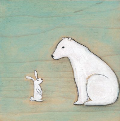 the arctic hare and the polar bear