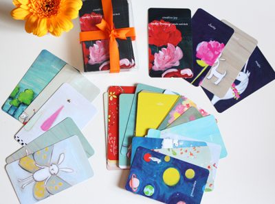 celebrate! "creative joy" oracle cards are here!