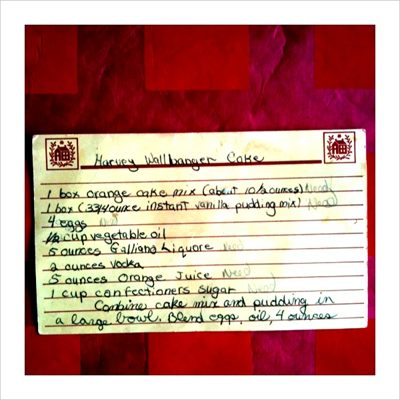 Let's try this again ~ a return to JOY & a Galliano cake recipe
