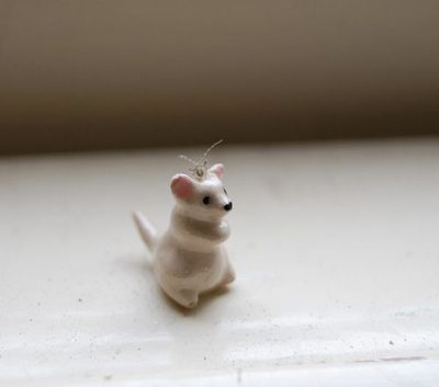 a tiny mouse and an even tinier bug