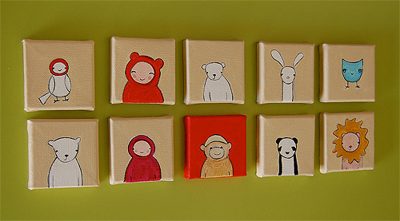 ten tiny portraits ~ TODAY @ 1 pm