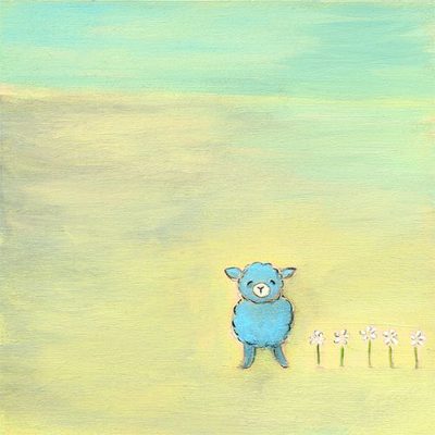 the blue lamb