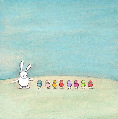rainbow peeps