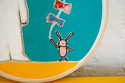playing with more embroidery illustration