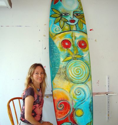 a beyond gorgeous surfboard