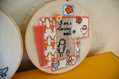 embroidery hoopsies! + a few announcements