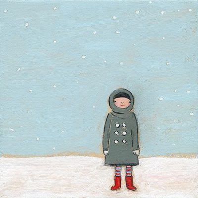 sarah in the snow