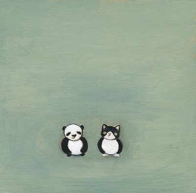 panda meets garbo