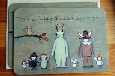 at a store near you ~ my Thanksgiving Papyrus card