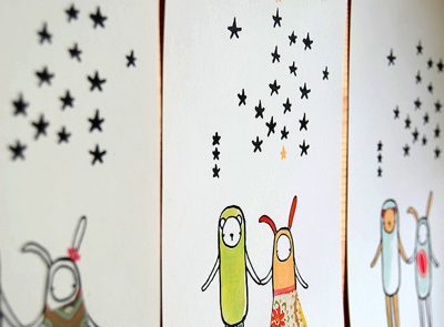 beneath the stars :: new gocco prints in the shop!