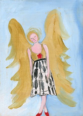 modern angel