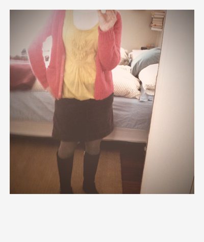 my favorite pink sweater